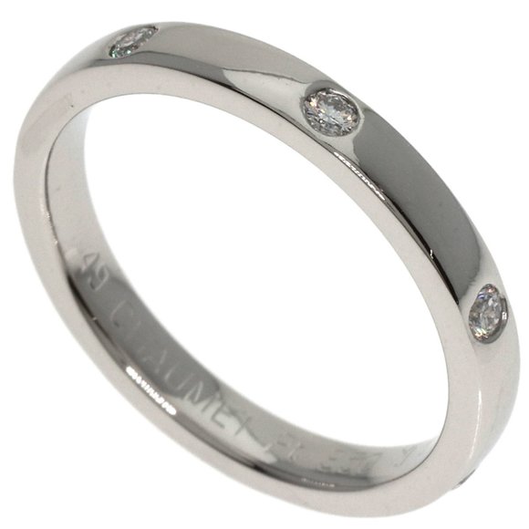 CHAUMET Platinum Diamond Ring #49 - Picture 1 of 8
